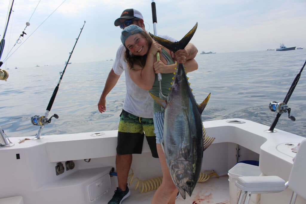 When there’s a fleet throwing butterfish chunks, dropping down a squid sets your offering apart from the crowd.